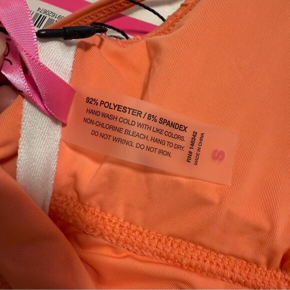 Betsey Johnson Deep V Swimsuit with Ruffled Trim - Picture 10 of 15